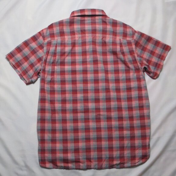 THE NORTH FACE mens SHIRT plaid RED blue BUTTON DOWN white SIZE XL - Picture 11 of 11